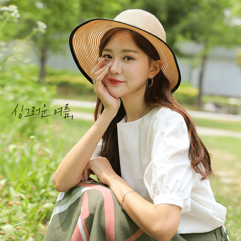 [마잇퍼프 린넨블라우스]